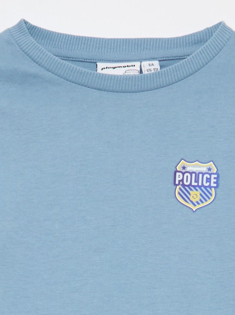 Conjunto de pijama largo 'Playmobil' - 2 piezas Azul - Kiabi