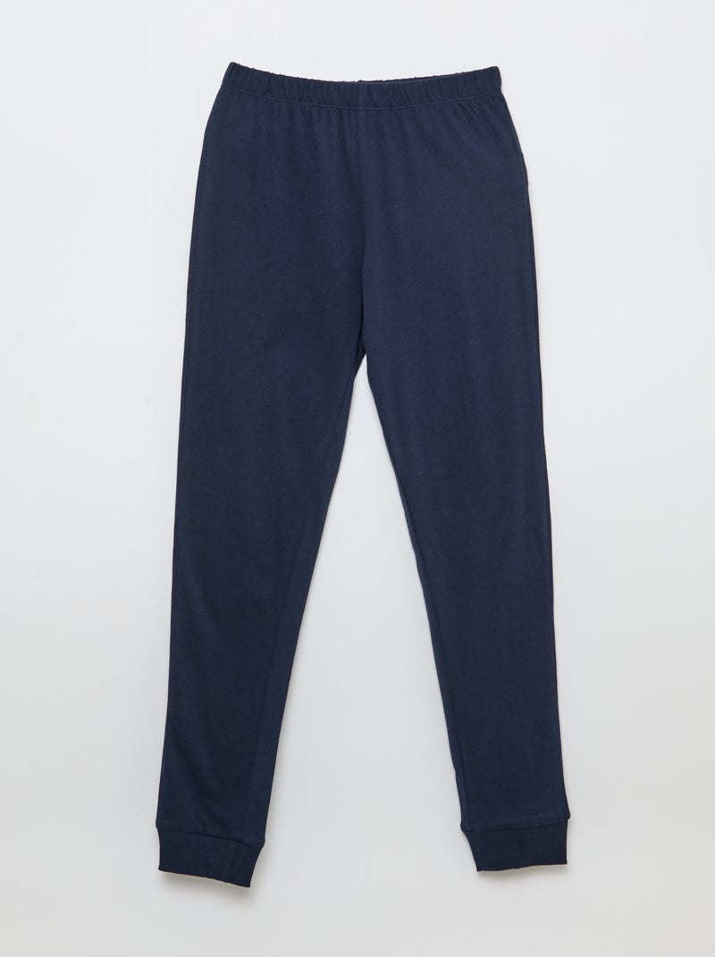 Conjunto de pijama largo 'Playmobil' - 2 piezas Azul - Kiabi