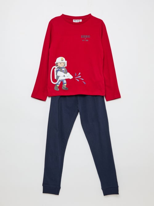 Conjunto de pijama largo 'Playmobil' - 2 piezas - Kiabi