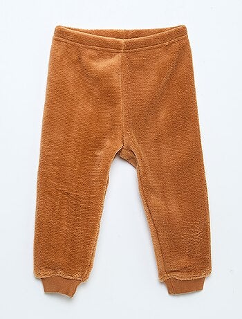 Conjunto de pijama largo polar - 2 piezas