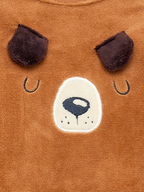 Conjunto de pijama largo polar - 2 piezas - Kiabi