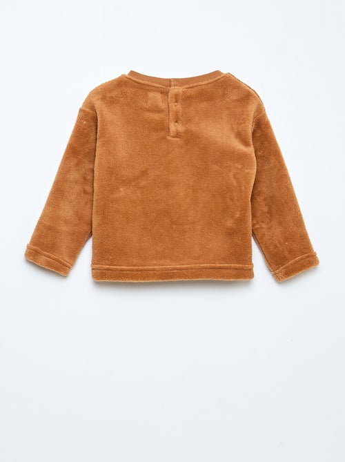 Conjunto de pijama largo polar - 2 piezas - Kiabi