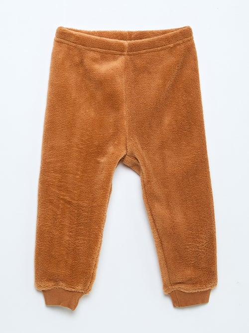 Conjunto de pijama largo polar - 2 piezas - Kiabi