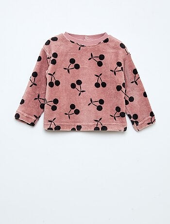 Conjunto de pijama largo polar - 2 piezas
