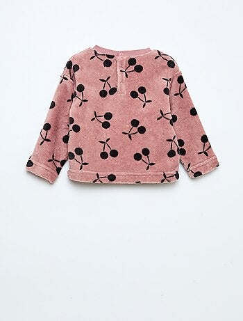 Conjunto de pijama largo polar - 2 piezas