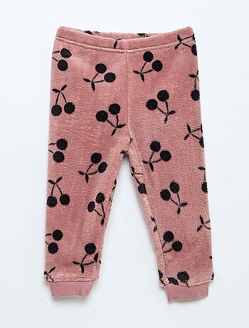 Conjunto de pijama largo polar - 2 piezas