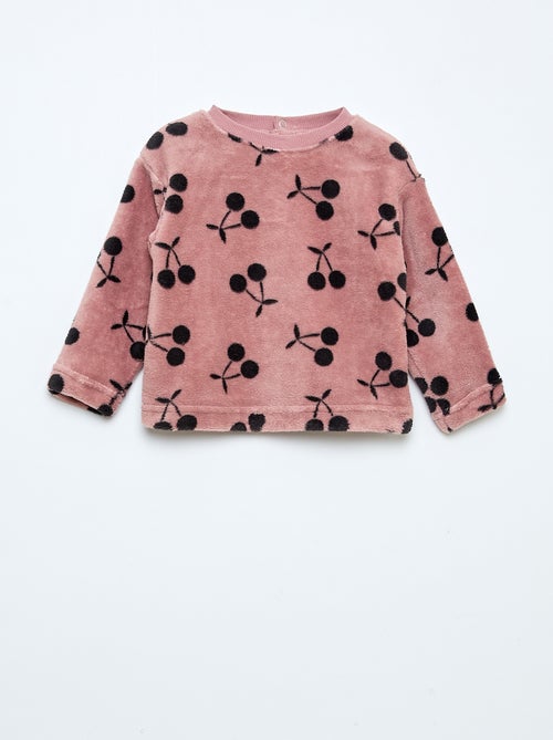 Conjunto de pijama largo polar - 2 piezas - Kiabi