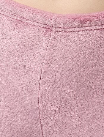 Conjunto de pijama largo polar - 2 piezas