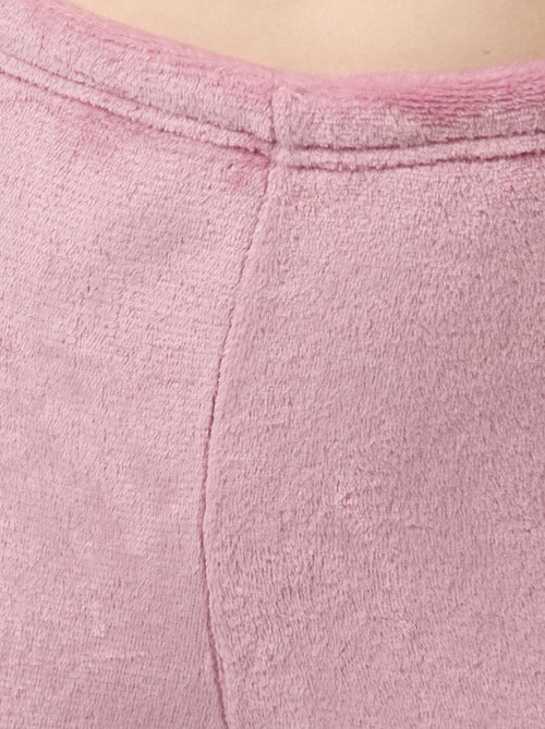 Conjunto de pijama largo polar - 2 piezas - Kiabi