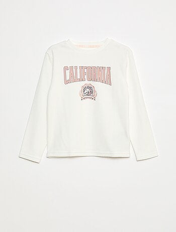 Conjunto de pijama largo polar camiseta + pantalón - 2 piezas