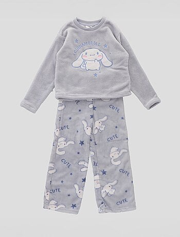 Conjunto de pijama largo polar 'Hello Kitty' - 2 piezas