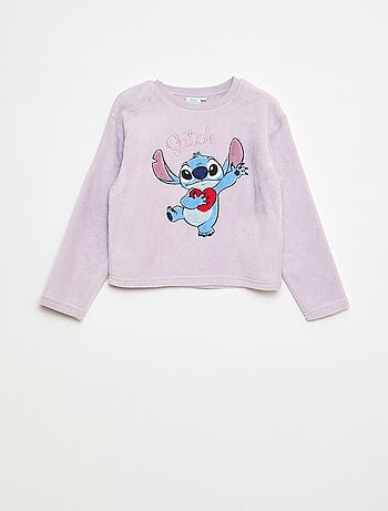 Conjunto de pijama largo polar 'Stitch' 'Disney' - 2 piezas