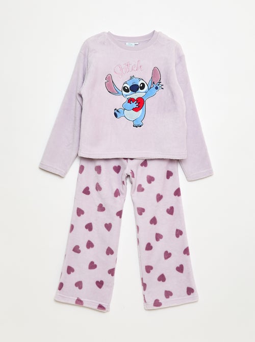 Conjunto de pijama largo polar 'Stitch' 'Disney' - 2 piezas - Kiabi