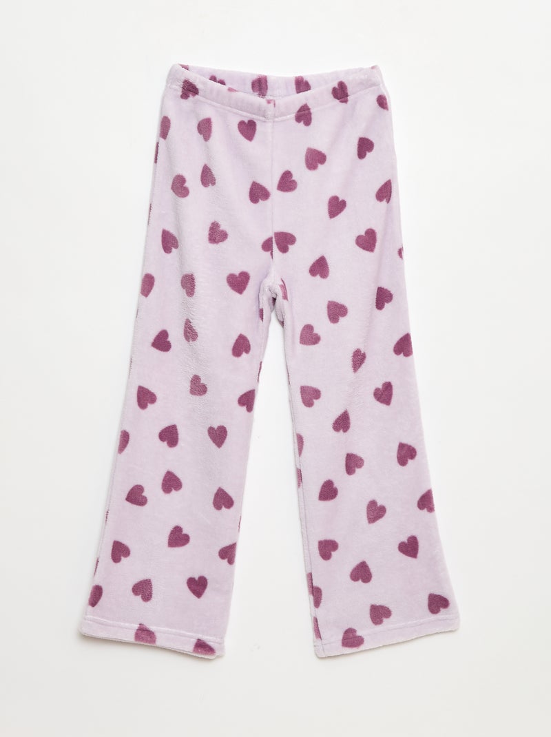Conjunto de pijama largo polar 'Stitch' 'Disney' - 2 piezas Purpura - Kiabi