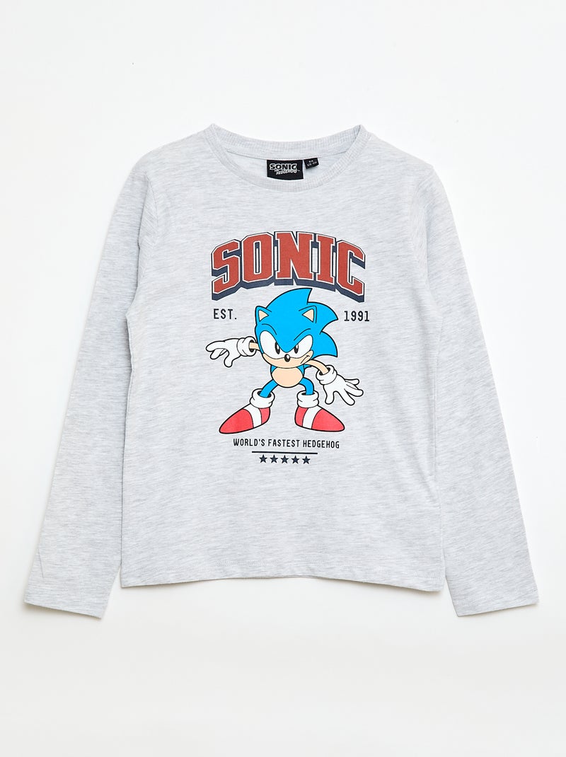 Conjunto de pijama largo 'Sonic' - 2 piezas Azul - Kiabi