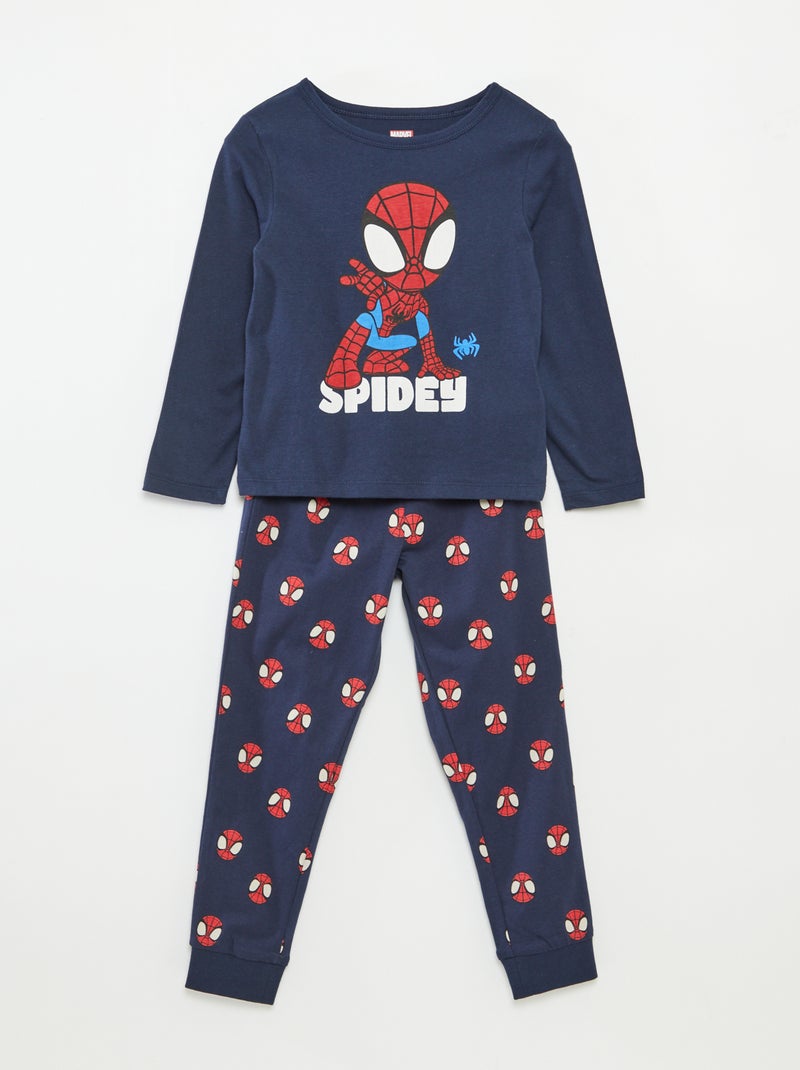 Conjunto de pijama largo 'Spider-Man' - 2 piezas Azul - Kiabi