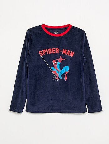 Conjunto de pijama largo 'Spiderman' de forro polar - 2 piezas