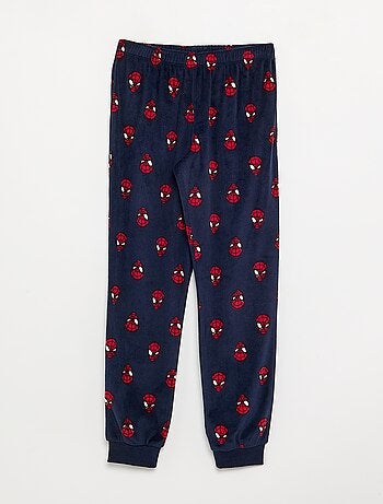 Conjunto de pijama largo 'Spiderman' de forro polar - 2 piezas