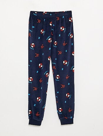 Conjunto de pijama largo 'Spiderman' de forro polar - 2 piezas