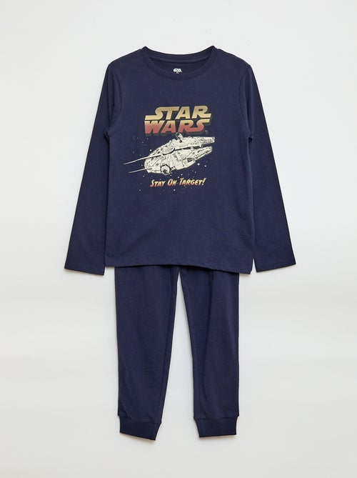 Conjunto de pijama largo 'Star Wars' - 2 piezas - Kiabi Conjunto de pijama largo 'Star Wars' - 2 piezas - Kiabi