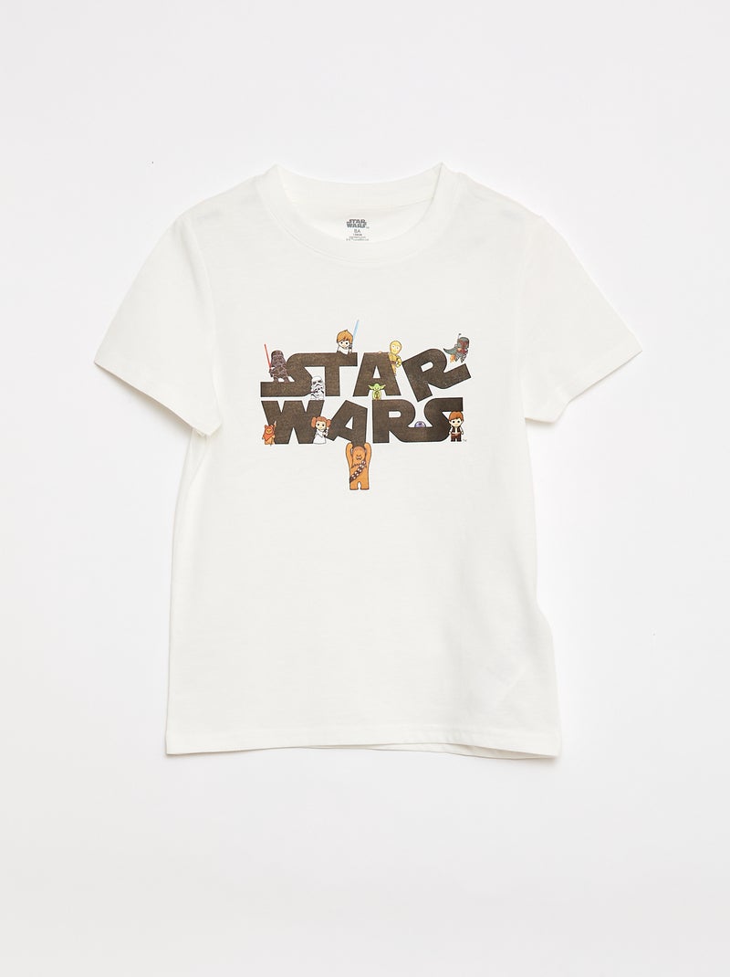 Conjunto de pijama largo 'Star Wars' - 2 piezas Blanco - Kiabi
