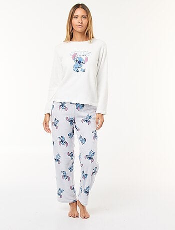 Conjunto de pijama largo 'Tic Tac' 'Disney' en polar - 2 piezas