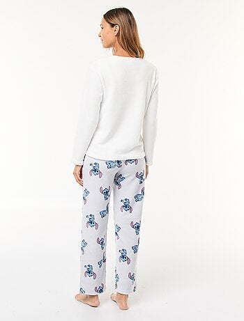 Conjunto de pijama largo 'Tic Tac' 'Disney' en polar - 2 piezas