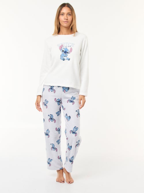 Conjunto de pijama largo 'Stitch' 'Disney' en polar - 2 piezas - Kiabi