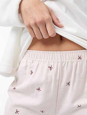 Conjunto de pijama largo + sudadera con cremallera en polar - 3 piezas