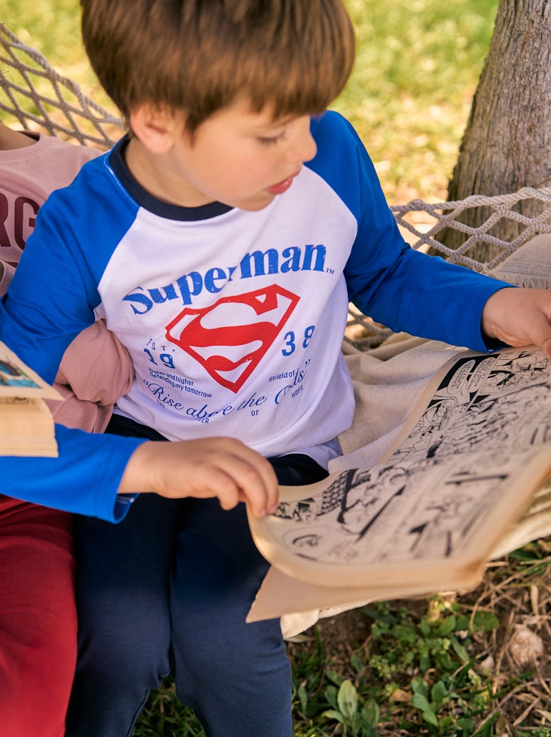 Conjunto de pijama largo 'Superman' 'DC Comics' - 2 piezas Azul - Kiabi