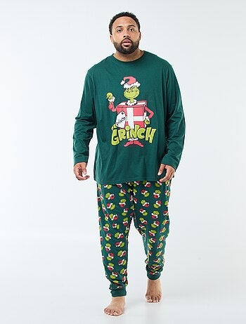 Conjunto de pijama largo 'The Grinch' - 2 piezas