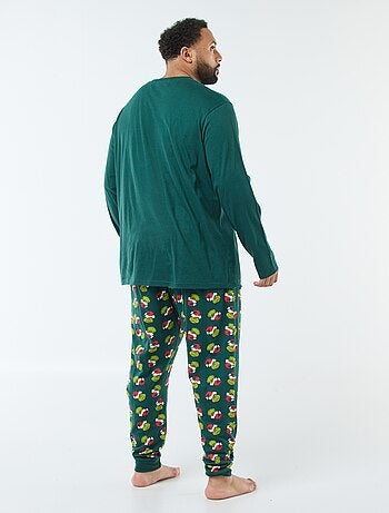 Conjunto de pijama largo 'The Grinch' - 2 piezas