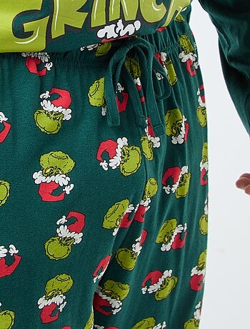 Conjunto de pijama largo 'The Grinch' - 2 piezas