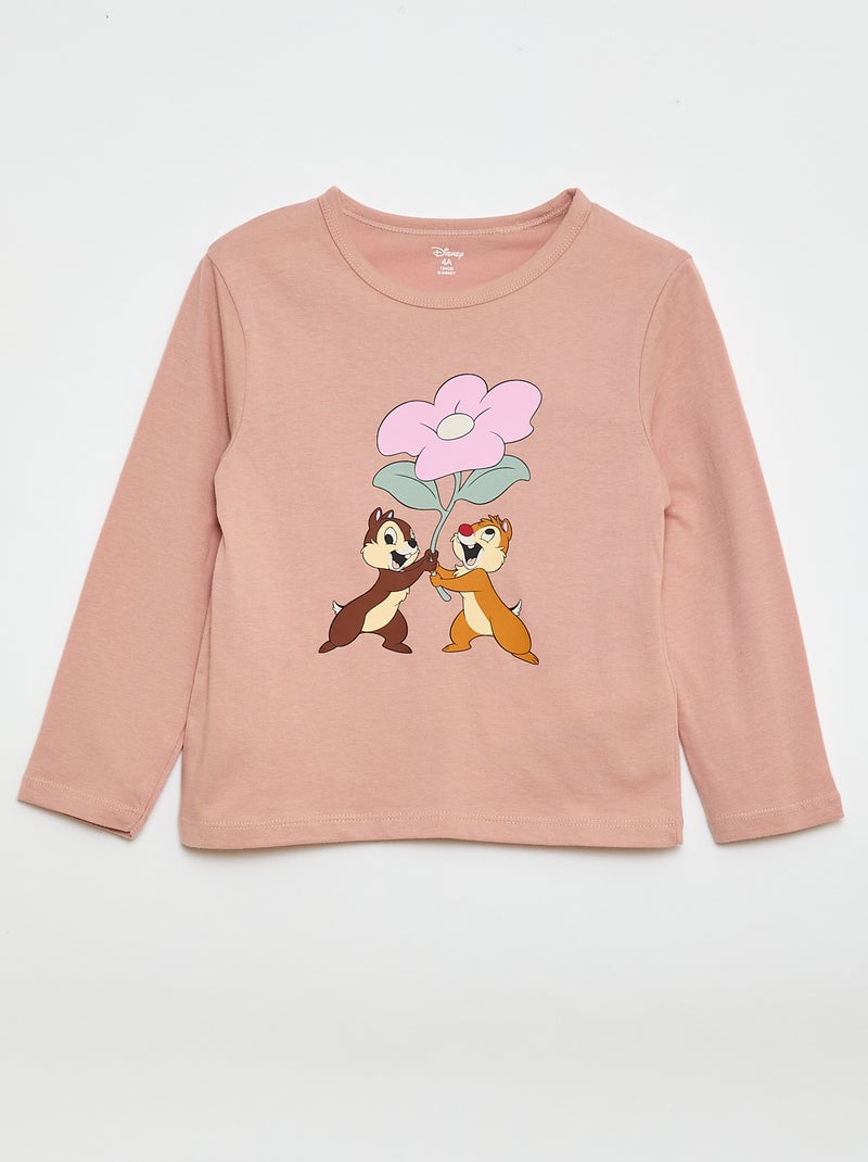 Conjunto de pijama largo 'Tic Tac' 'Disney' - 2 piezas Rosa - Kiabi