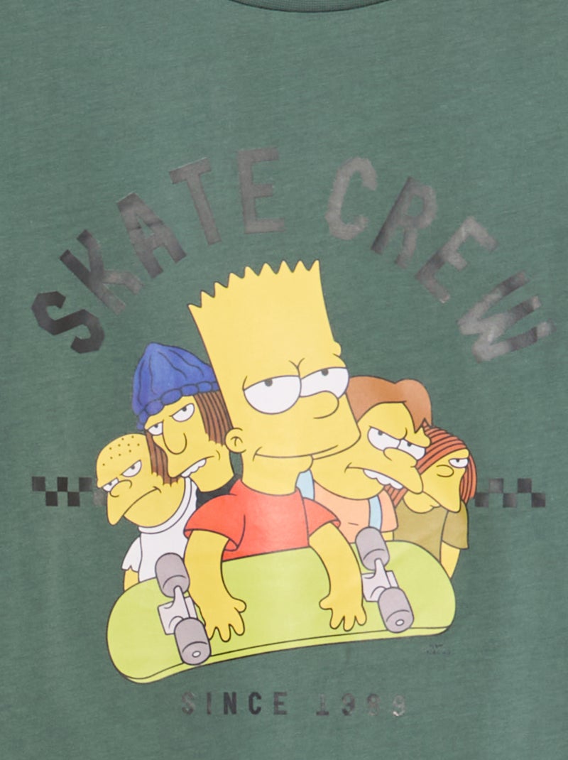 Conjunto de pijama 'Los Simpson' camiseta + pantalón - 2 piezas Verde - Kiabi