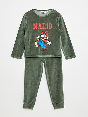 Conjunto de pijama 'Mario' de terciopelo