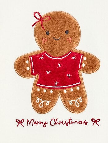 Conjunto de pijama + máscara navideña de terciopelo