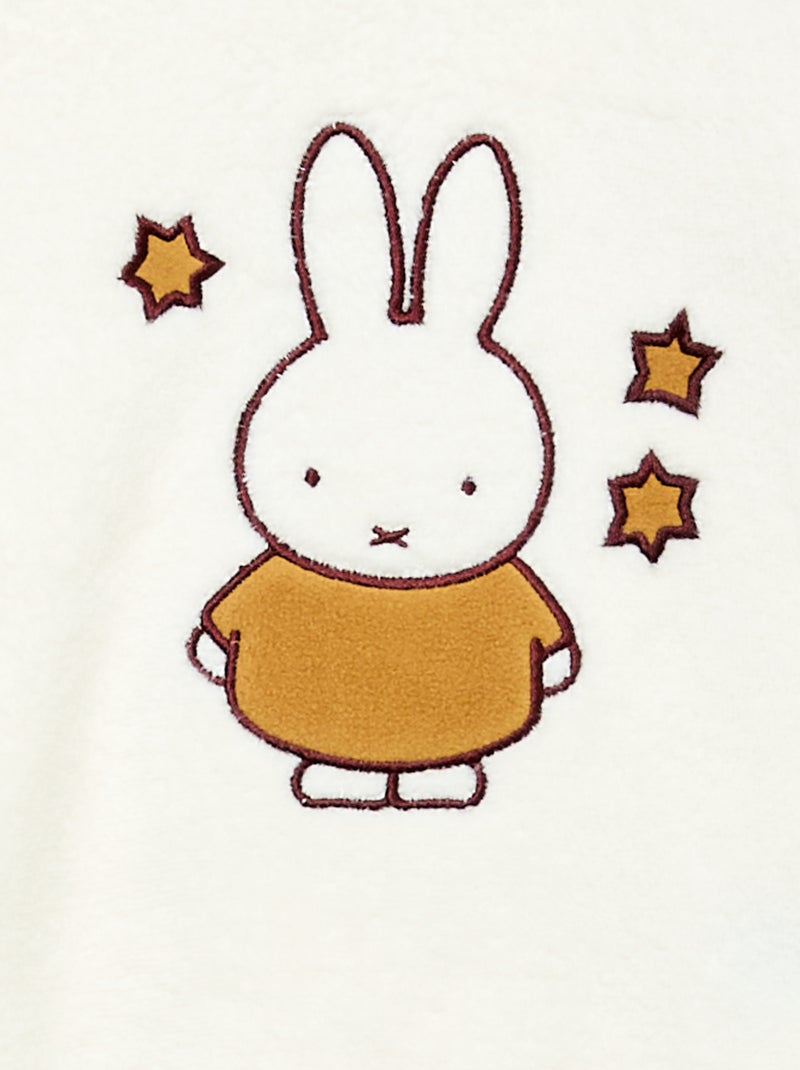 Conjunto de pijama 'Miffy' en polar Blanco - Kiabi