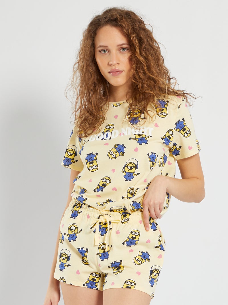 Conjunto de pijama 'Minions' AMARILLO - Kiabi