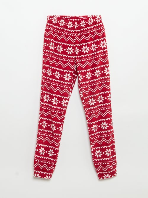 Conjunto de pijama "Minnie" de terciopelo - Kiabi