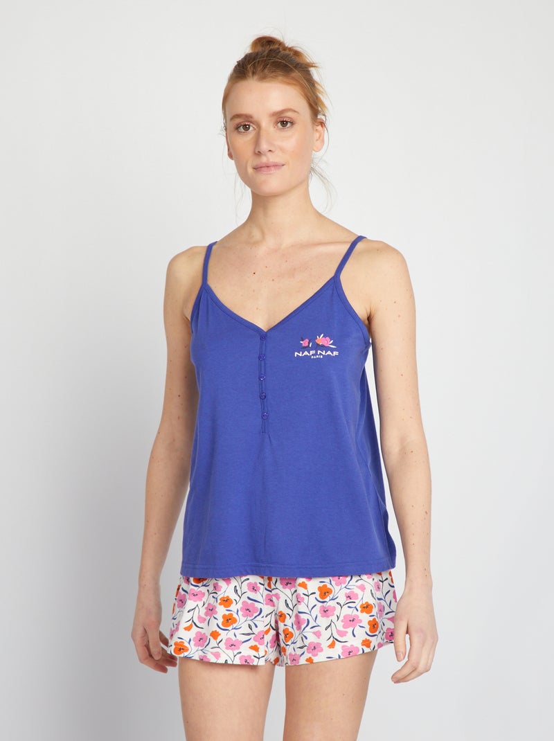 Conjunto de pijama 'Naf naf' - 2 piezas AZUL - Kiabi
