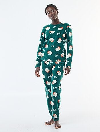 Conjunto de pijama 'Navidad' micropolar