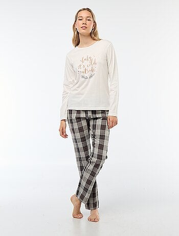 Conjunto de pijama navideño - 2 piezas