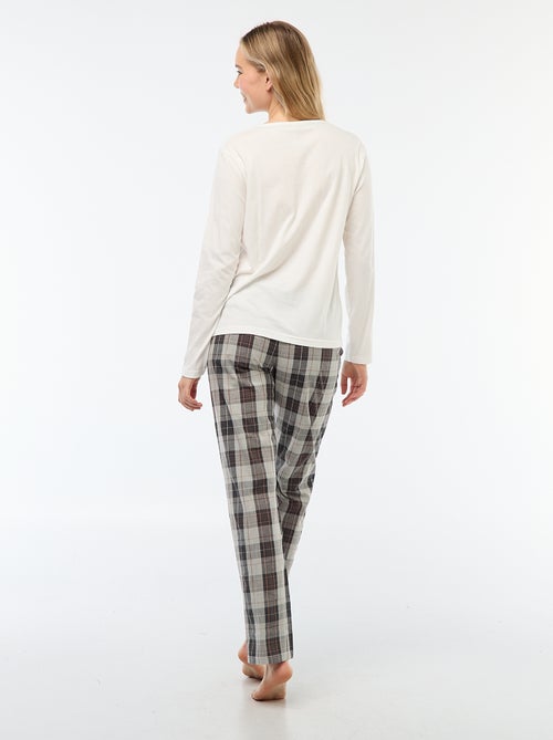 Conjunto de pijama navideño - 2 piezas - Kiabi