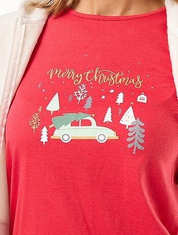 Conjunto de pijama navideño - 3 piezas