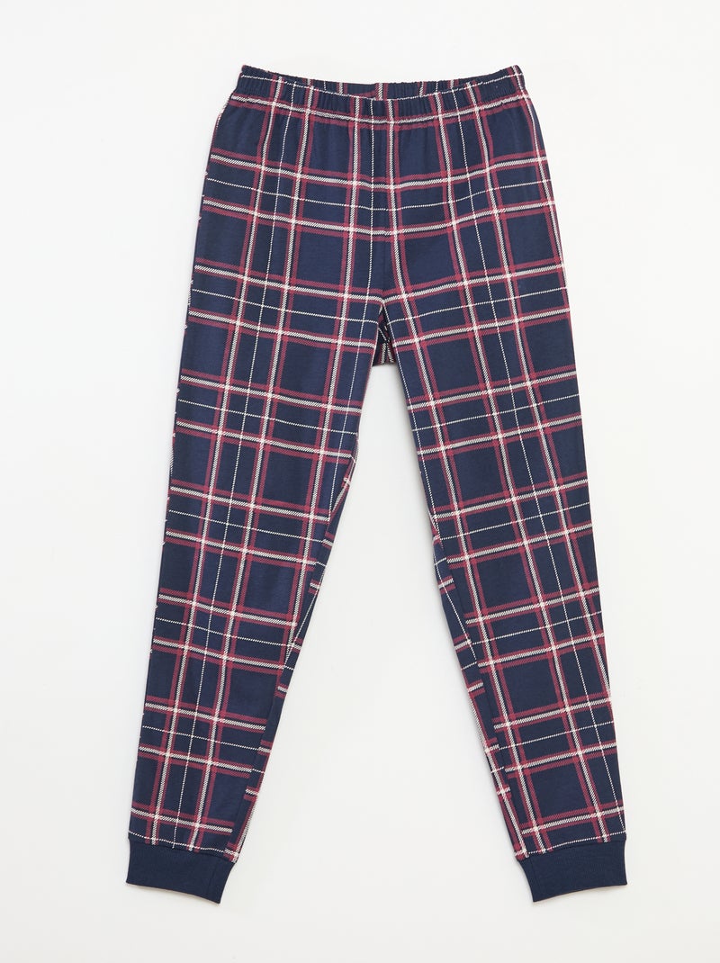 Conjunto de pijama navideño 'Disney' 'Mickey' Azul - Kiabi