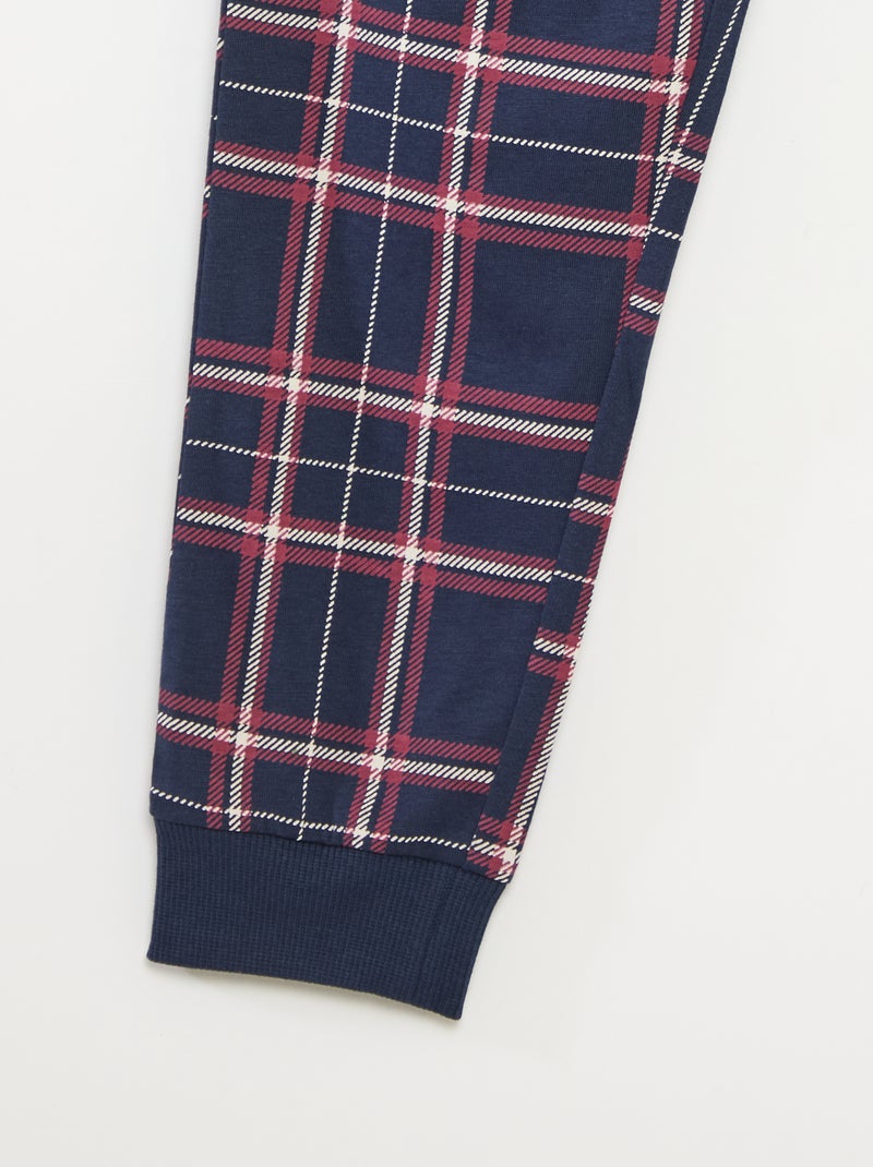 Conjunto de pijama navideño 'Disney' 'Mickey' Azul - Kiabi