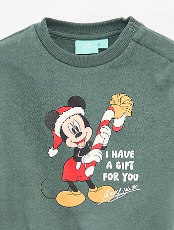 Conjunto de pijama navideño 'Disney' 'Mickey' de algodón