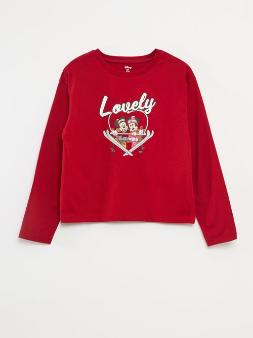 Conjunto de pijama navideño 'Disney' 'Minnie' en punto de algodón - Kiabi