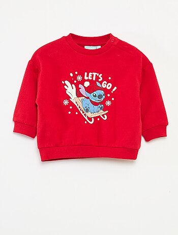 Conjunto de pijama navideño 'Disney' 'Stitch' de algodón